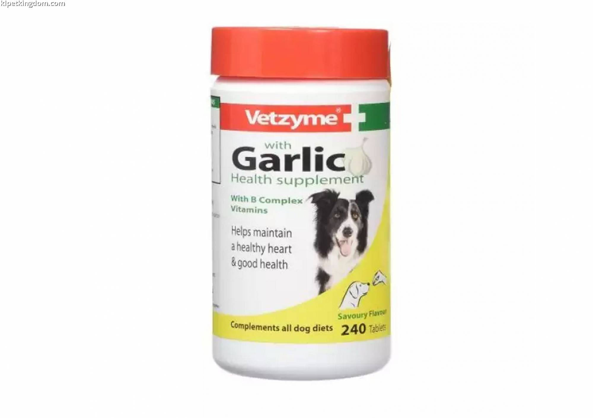 Vetzyme Garlic Health Supplement For Dogs (240 tablets)